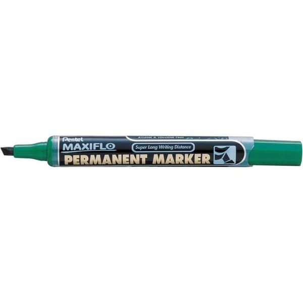 Permanent marker MAXIFLO, Skarp spets 4,6mm, Grön