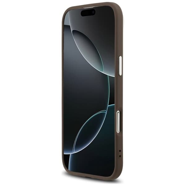 Coque Guess Hardcase 4G Triangle Logo MagSafe för iPhone Air - Brun