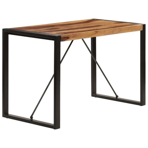 vidaXL Matbord 120x60x76 cm Solid Sheeshamträ 247423