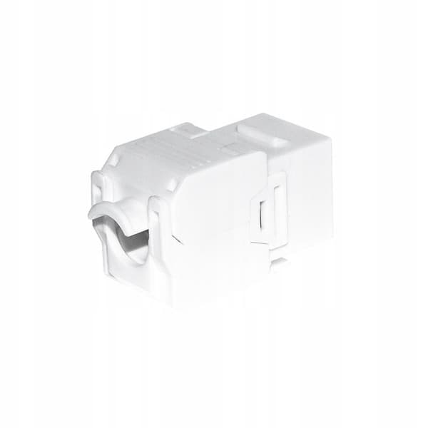 Modul Keystone Jack RJ45 Cat. 6A UTP, utan verktyg, vit Netrack