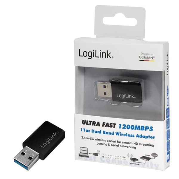 LogiLink WL0243, USB, WLAN, 1200 Mbit/s