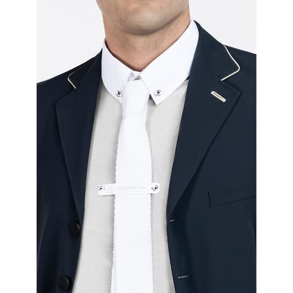 Slim ridkrage Equiline - vit - TU