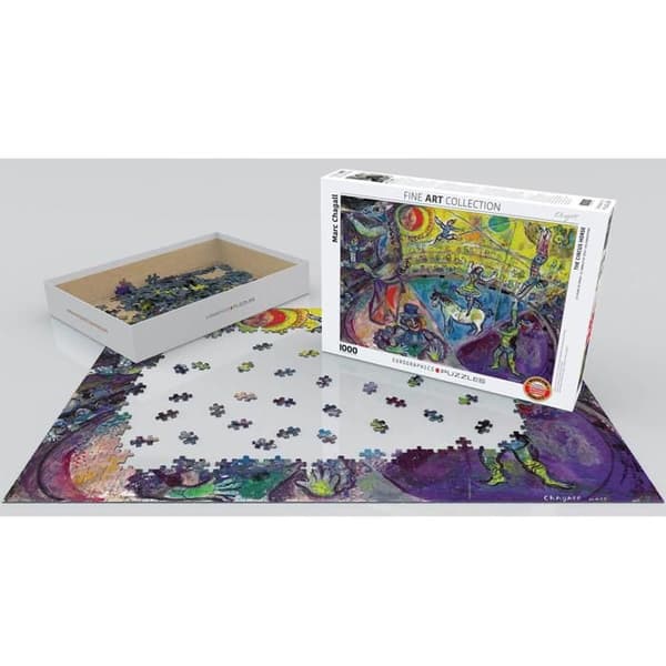 (EG60000851) - Eurographics Puzzle 1000 PC - Chagall - Cirkushästen