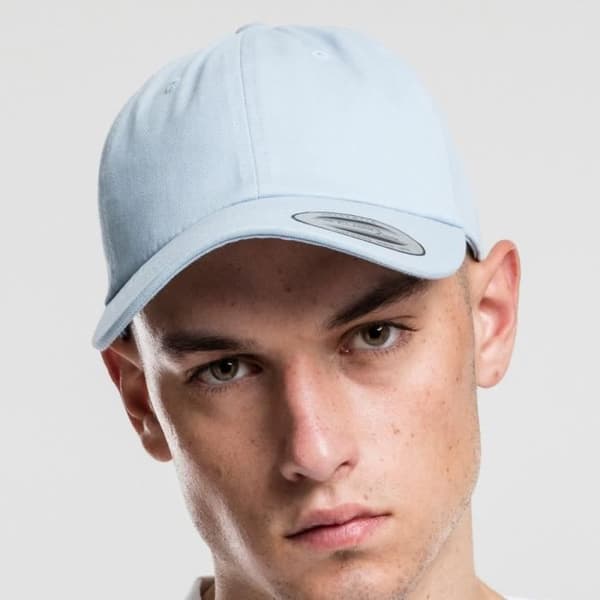 DAD-keps - Flexfit - LÅG PROFIL - Himmelsblå - 100% bomull - En storlek