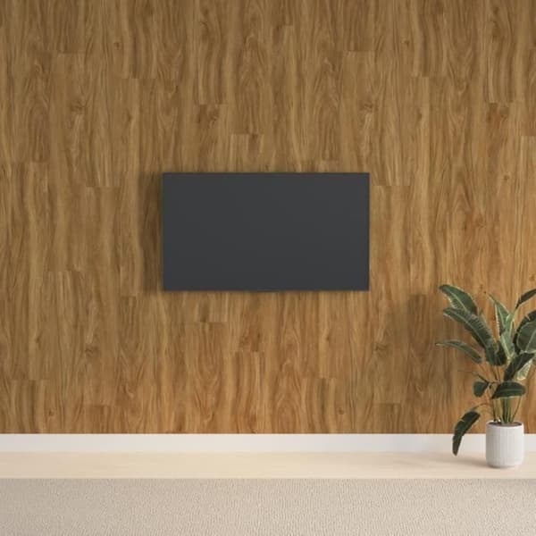 vidaXL Väggpaneler Trälook Brun PVC 2,06 m² 351816