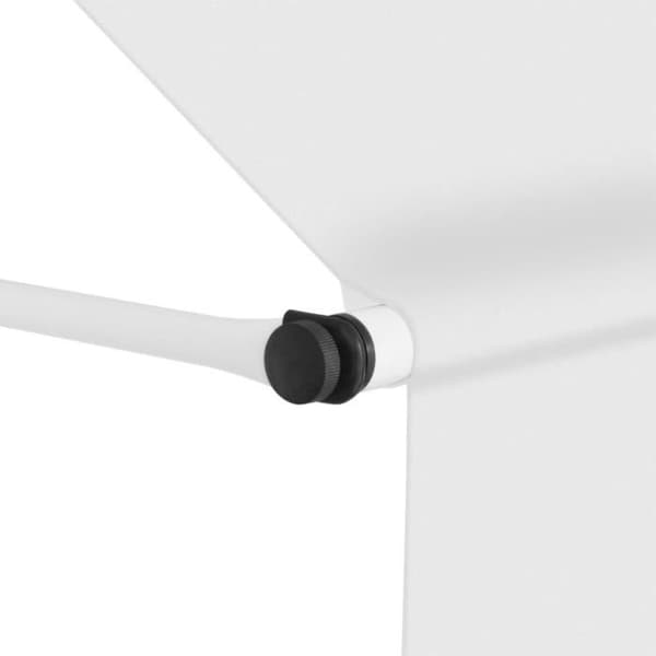 Utfällbart awning - vidaXL - 250 cm - Grädde - Manuell - Väderbeständig