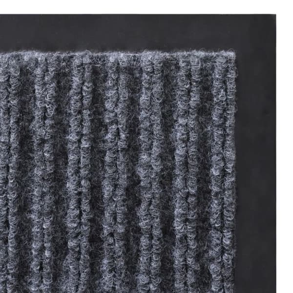 vidaXL PVC Entrématta Grå 90 x 120 cm