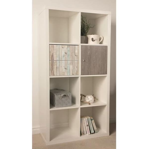 D-C-FIX - Självhäftande trärulle Sheffield ek pärlgrå 2 m x 45 cm