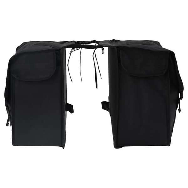 Cykelväska - Dubbel 48 L - Svart - Polyester - Smart fästsystem