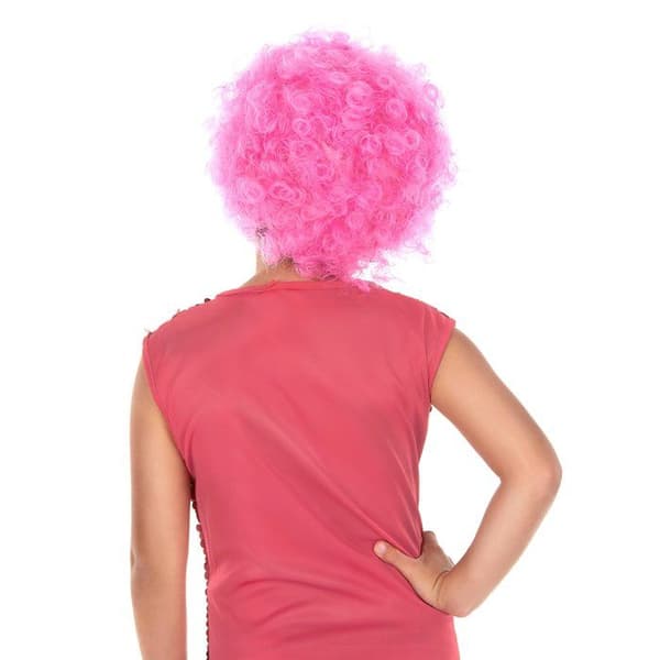 Barn clownperuk rosa - Utklädningsaccessoar - 231882