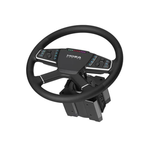 Spelperiferi - MOZA Racing - Trucking Bundle - Trådbunden ratt - Force Feedback - Svart