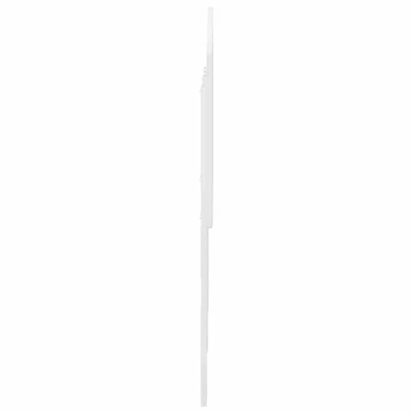 Sänggavel - VIDAXL - 135 cm - Blank vit - Ingenjörsträ - Nutida