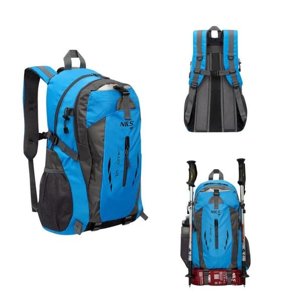 Ryggsäck - NILS CAMP - Valley 40L - Vattentålig - Ventilationssystem - Ergonomisk