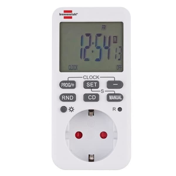 Brennenstuhl 1506320 Elektrisk timer veckoprogrammerare Bl