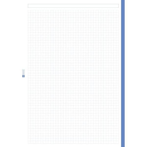 Basicos MR Notebook - - A5-format - 200 ark kvadratiskt papper i 8 olika färger - Omslag i
