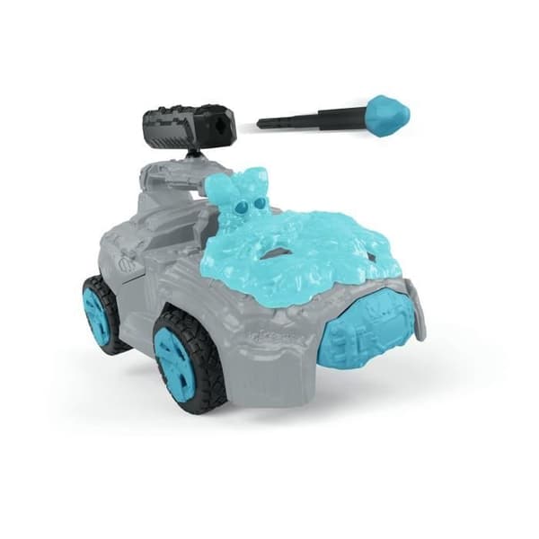 SCHLEICH - 42669 ELDRADOR CREATURES Ice Crashmobile med Mini Creature - Bilset med fantastisk figur