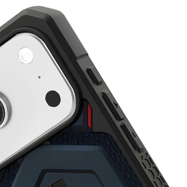 Coque MagSafe - UAG - Monarch Pro - iPhone 17 Pro - Kevlar - Extrem motstånd - Blå