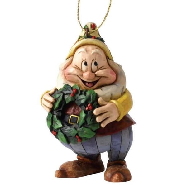 Figur - Disney - Glädjande att hänga - Träeffekt - Målad för hand - 8 cm