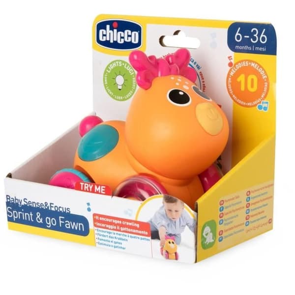 CHICCO - Faon Sprint&go - Orange och rosa - Från 6 månader