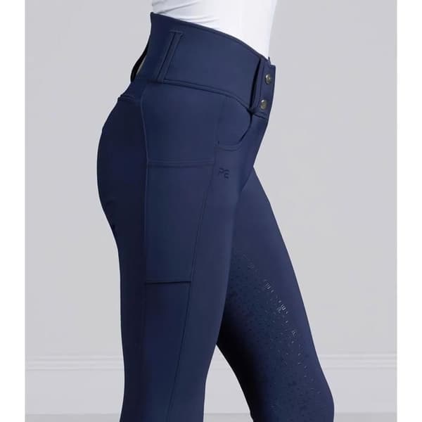 Ridbyxor full grip dam Premier Equine Coco II - marinblå
