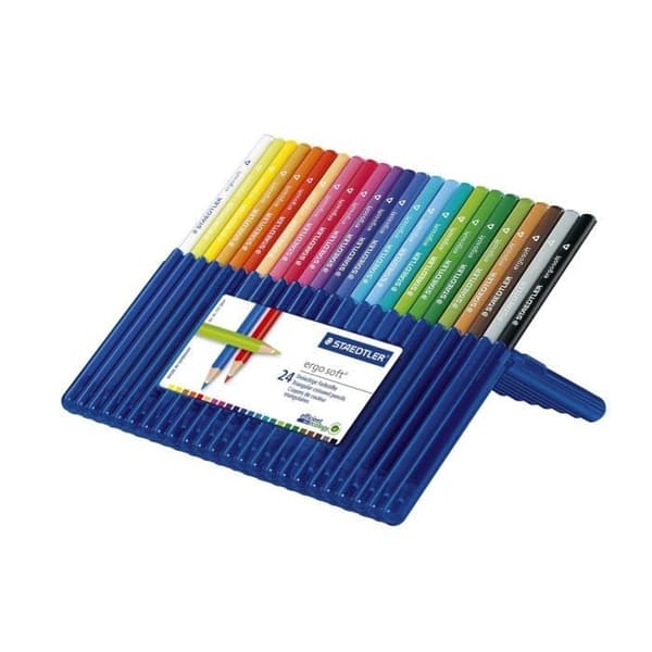 STAEDTLER 24 triangulära färgpennor