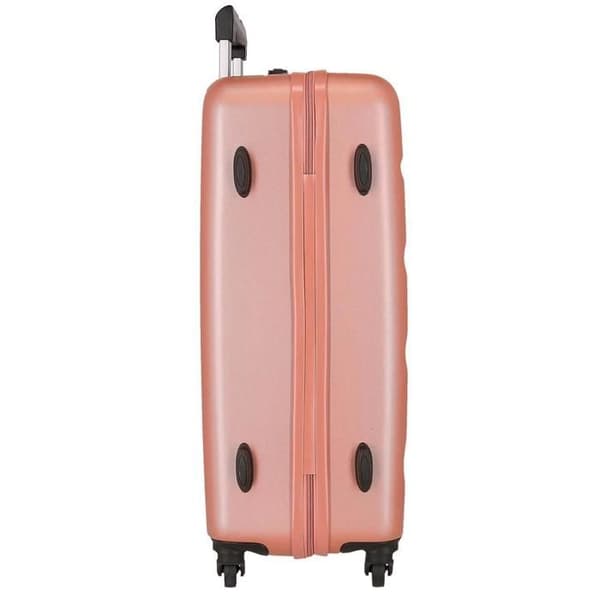 Mellanstor rullväska FLEX Rosa 65x46x23 cm