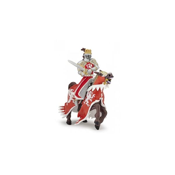 Figurine Kung med drake och svärd