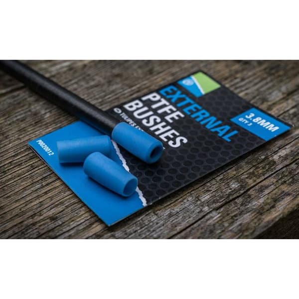 Externa PTFE-manchetter Preston (x3) - Blå - 3,2 mm