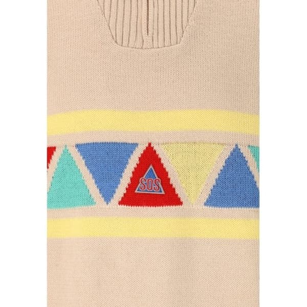 Pull coupe-vent SOS Uni stickad