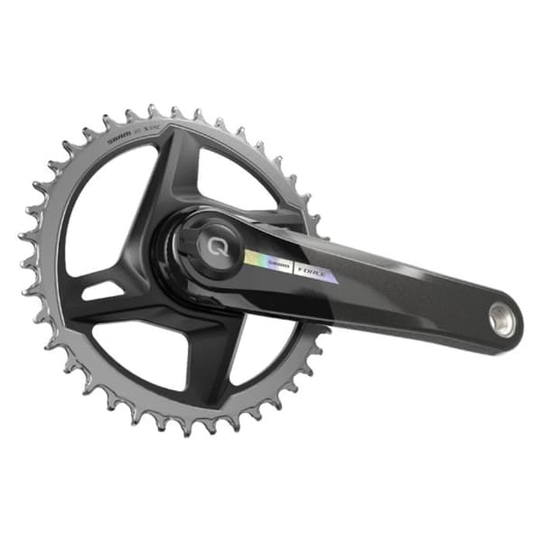 Pedaltramp powermeter - SRAM - Force D2 1x DUB DM40DTS - Quarq-sensor - Kolfiber vev - Autonomi >400h