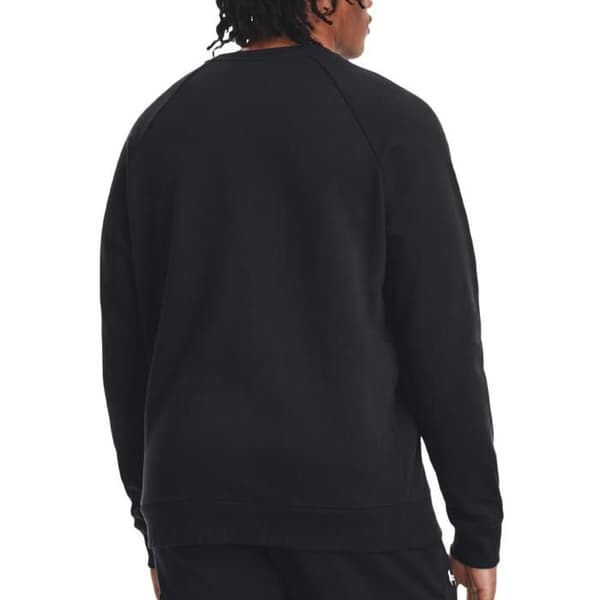 Sweatshirt - UNDER ARMOUR - Svart - Långärmad - Klassisk krage - Broderad logotyp