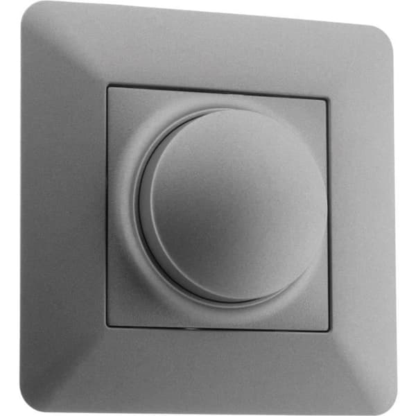 Rotativ dimmer kompatibel med LED 16A Titanium - Artezo - Zenitech