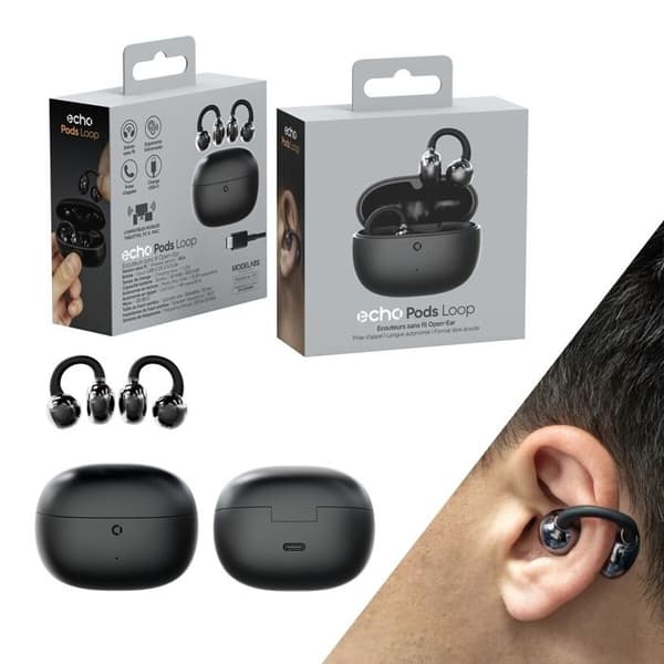 Echo Echo Pods OWS Hörlurar Svart
