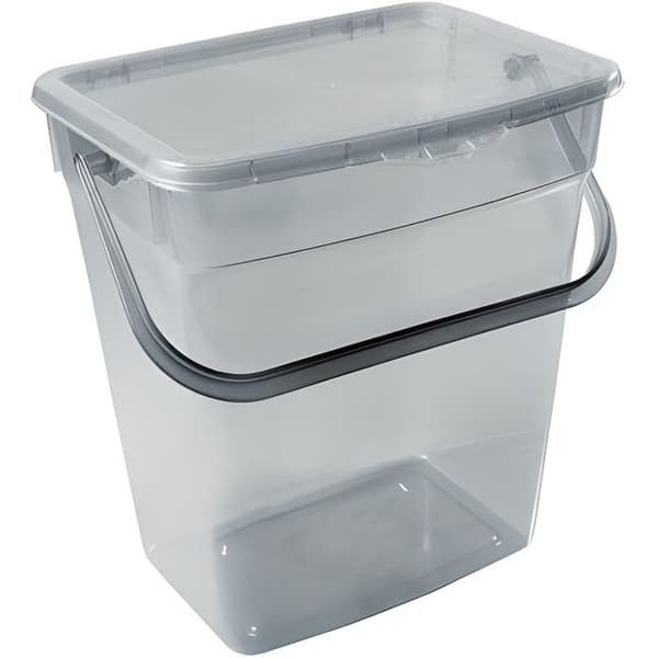 Förvaringsbehållare - Plast Team - 5058 - 6L - Grå transparent - Plast