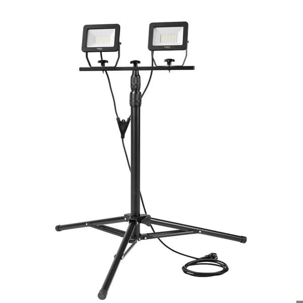 Spot dubbel 2x30W SMD LED 5400lm på stativ 1,8m