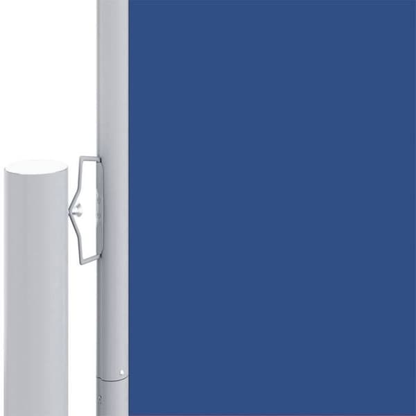 vidaXL Infällbar sidomarkis Blå 160x1000 cm 318034