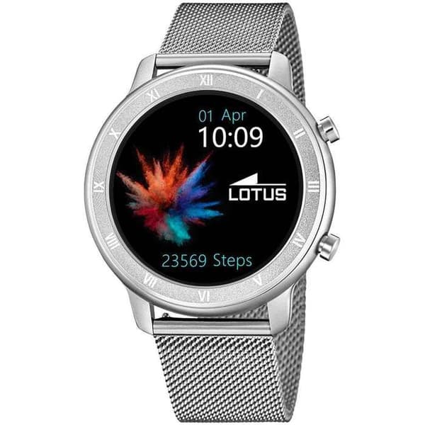 Klocka med anslutning - LOTUS - 50037/1 - Silver - Digital - Man