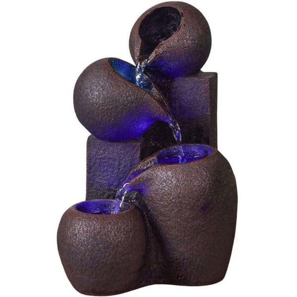 Zen hartsfontän med LED Luba