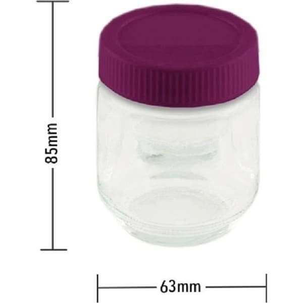 LITTLE BALANCE 8539 Yoghurtgrytor i glas, 190 ml