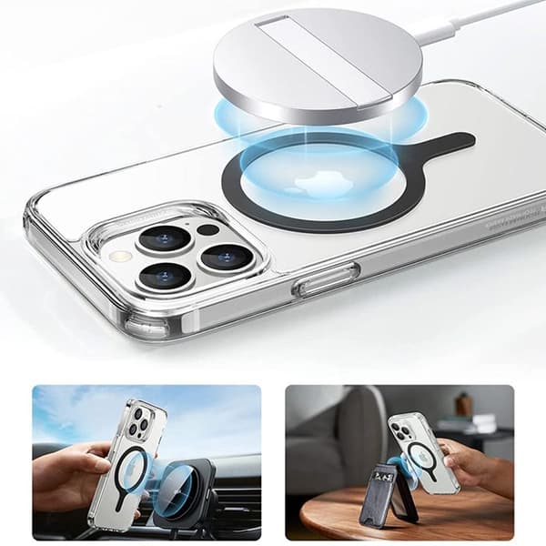 MagSafe HaloLock laddningsringadapter MagSafe HaloLock (set 2) - Universalring ESR 360 - Svart