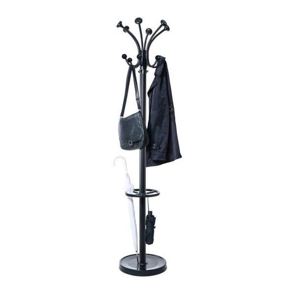 Porte-manteaux - MAUL - Nubis Noir - Solid stål - 170 cm - Betongbas