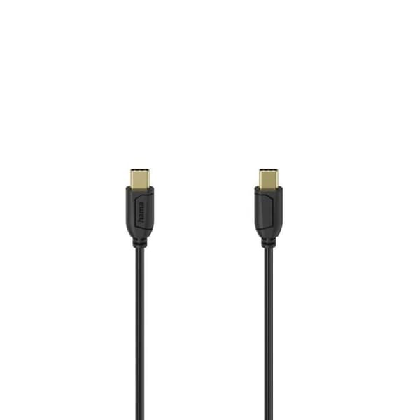 USB-C/USB-C Flexi-Slim kabel, USB 2.0, 480 Mbit/s, 0,75 m