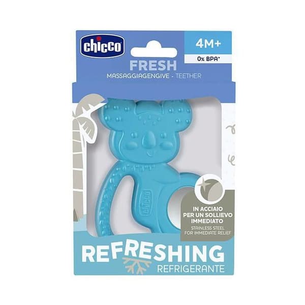 CHICCO - UPPFRISKANDE BANDRING, 4 MÅNADER +, BLÅ