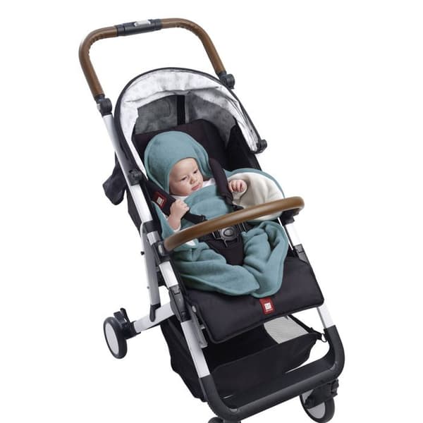 Mångsidig babyfilt BABYNOMADE Blå Baltique