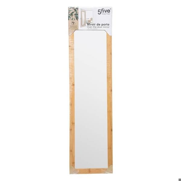 Spegel för dörr 110x30cm bambu - 5 five simply smart