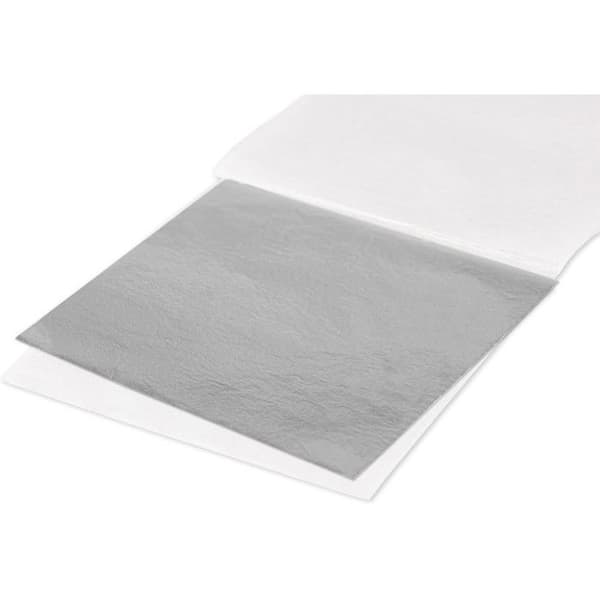 10 metalliserade ark - Silver - Kreativa hobbyer - Cernit