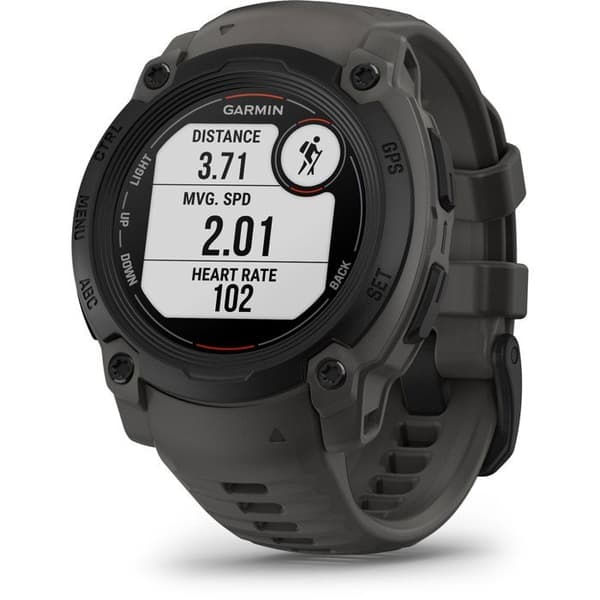 Sportklocka - GARMIN - Instinct E - 40 mm - Svart/Grå kol