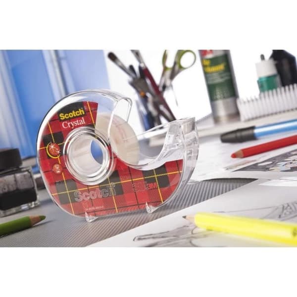 SCOTCH - Set med 3 dispenserar med Caddy Crystal-band - 2 + 1 gratis