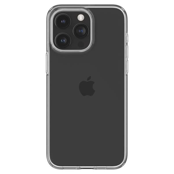 Telefonfodral - SPIGEN - iPhone 15 Pro Max - Transparent - Flexibel - Militarisk skydd