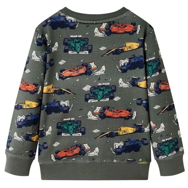 Kakifärgad sweatshirt för barn 92/104/116/128/140